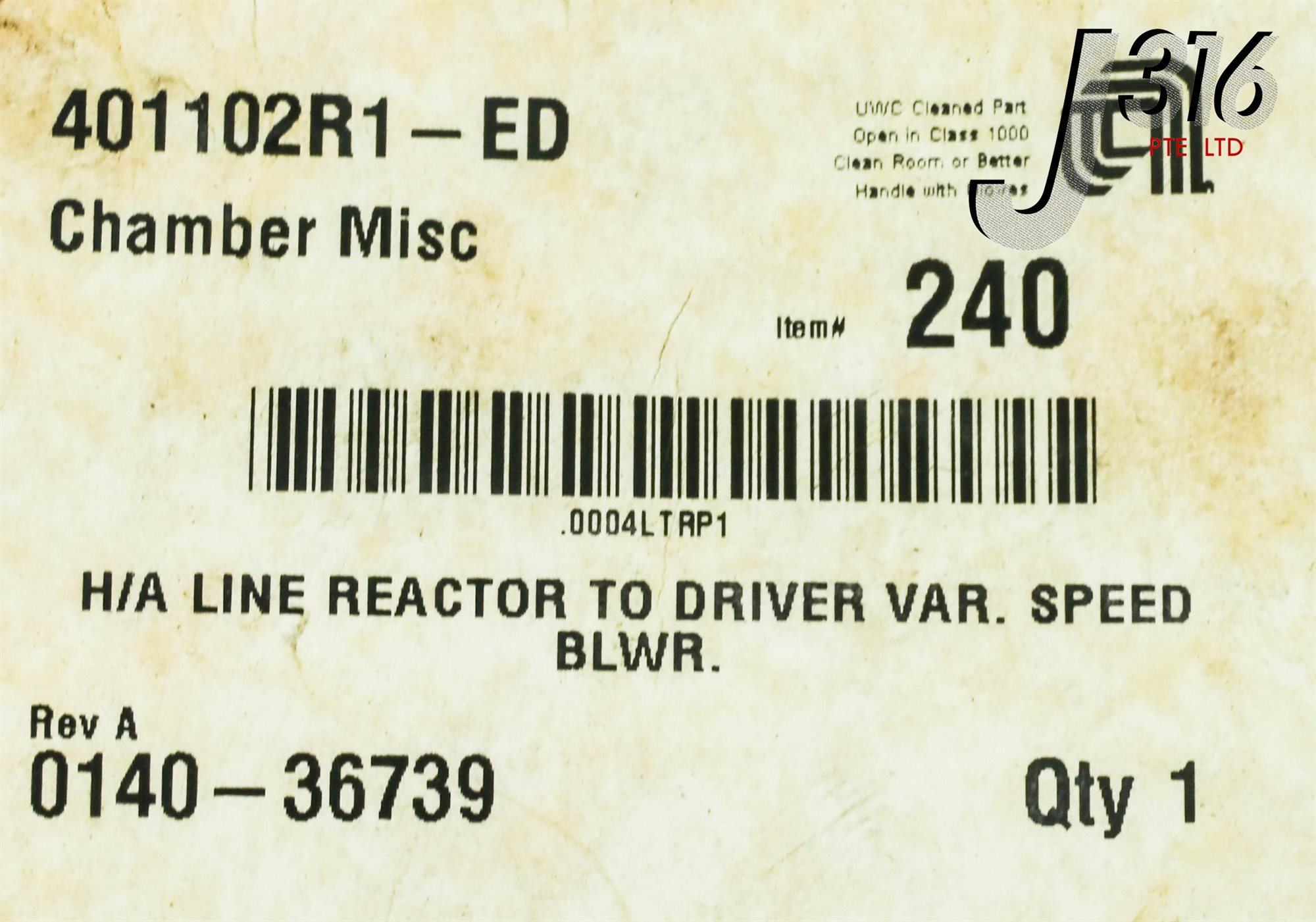 13750 APPLIED MATERIALS HARNESS ASSY LINE REACTOR TO DRIVER VAR